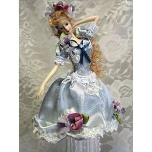  Victorian Lady Blue Tassel Doll Victorian Tea Party 