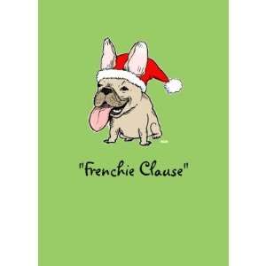  French Bulldog Christmas Greeting Card Health & Personal 