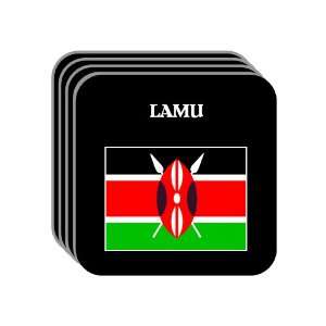 Kenya   LAMU Set of 4 Mini Mousepad Coasters