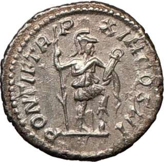   Ancient Authentic Silver Roman Coin VIRTUS Bravery w parazonium  