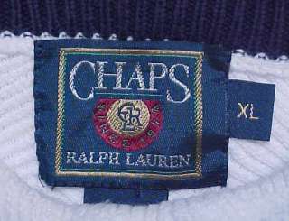 Mens Chaps Sweater Ralph Lauren Golf XL  