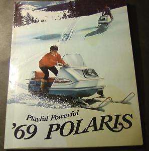 VINTAGE 1969 POLARIS SNOWMOBILE SALES BROCHURE  
