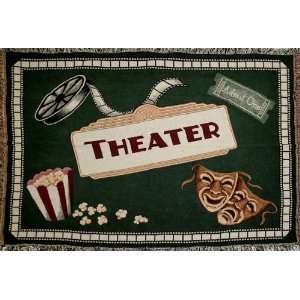  Deluxe Home Theater Throw Blanket in Green
