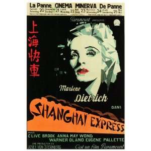   Marlene Dietrich)(Clive Brook)(Anna May Wong)(Warner Oland)(Eugene