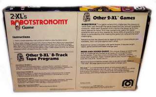 ROBOTSTRONOMY 2 XLs BOARD GAME SPACE SCIENCE ASTRONOMY  