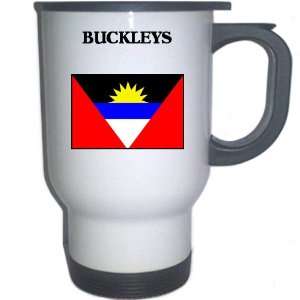  Antigua and Barbuda   BUCKLEYS White Stainless Steel Mug 