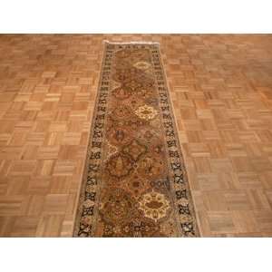  11 FT. HAND KNOTTED BACHTIARY RUNNER ORIENTAL RUG 