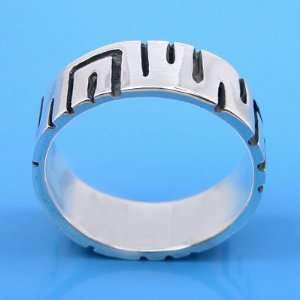   Key Design Oxidized Ring size 10  Arts, Crafts