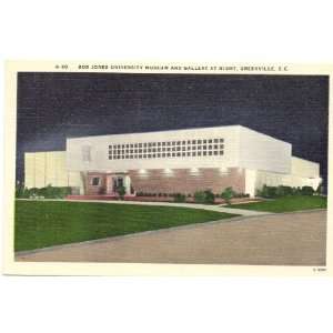  1940s Vintage Postcard Bob Jones University Museum and 