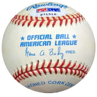 Alex Rodriguez Autographed Signed AL Baseball PSA/DNA #P71516  