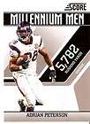   Peterson 2011 SCORE MILLENNIUM GOLD ZONE #2 SP/299 MINNESOTA VIKINGS