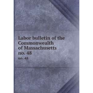  bulletin of the Commonwealth of Massachusetts. no. 48 Massachusetts 