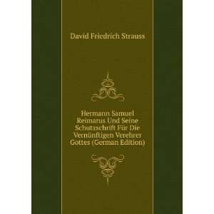   Verehrer Gottes (German Edition) David Friedrich Strauss Books