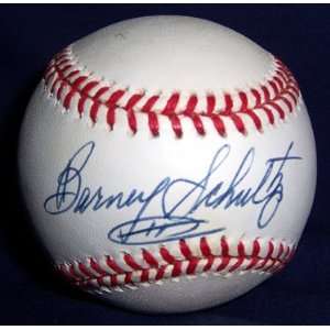  Barney Schultz Autographed Baseball