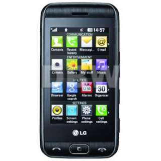 NEW in BOX LG VIEWTY SMILE GT400 BLACK UNLOCKED GSM CELL PHONE 