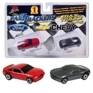  Ford Vs. Chevy Fast Tracker Ho Scale Slot Car Twin Pack By 