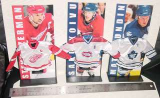 McDONALDS 6 NHL MINI JERSEYS SAKIC YZERMAN KOIVU SUNDI  