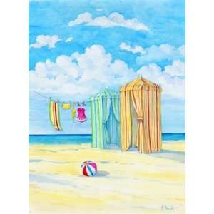  Cabanas And Swimsuits Wall Mural