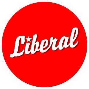  LIBERAL Pinback Button 1.25 pin / badge Democrat Lefty 