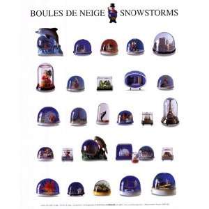  Snowstorms by Atelier Nouvelles Images 9.50X11.75. Art 