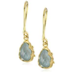  Katie Diamond Bela Yellow Gold Apatite Center Earrings Jewelry