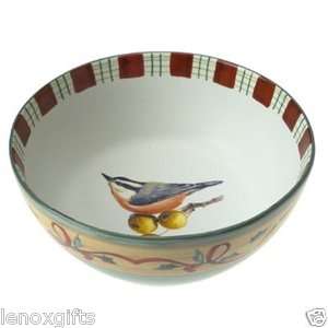   GREETINGS EVERYDAY NUTHATCH ALL PURPOSE BOWL NEW 6.75 EVERY DAY