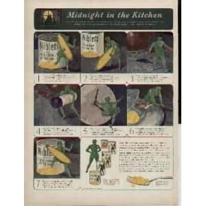   corn. Well here is the secret  1940 Green Giant Niblets Corn Ad