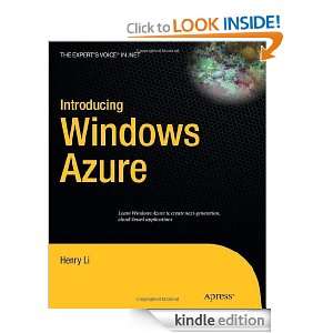  Introducing Windows Azure (Experts Voice in .NET) eBook 