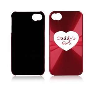 Apple iPhone 4 4S 4G Rose Red A982 Aluminum Hard Back Case Cover Heart 
