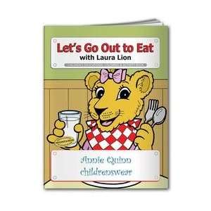 Laura Lion Activity and Coloring Book   Lets Go Out to Eat with Laura 