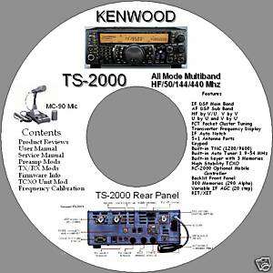 Kenwood TS 2000 All Mode Transceiver Information CD  
