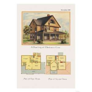  Dwelling of Moderate Cost Giclee Poster Print, 18x24