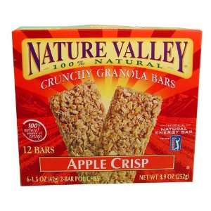 Nature Valley Crunchy Granola Bars, Apple Crisp, 12 Bars, 8.9 oz