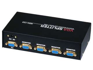 Way SVGA VGA Splitter Amplifier Multiplier 400 MHz  