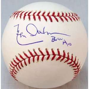  Leon Durham Memorabilia Signed Rawlings Official MLB Baseball 