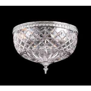 Majestic Collection 3 Light 12ö Polished Chrome Crystal Flush Ceiling 