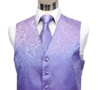 V81/ New Violet Tuxedo Vest Set by Vesuvio Napoli  