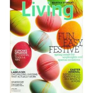  Martha Stewart Living Magazine Fun Easy Festive Easter Meals April 