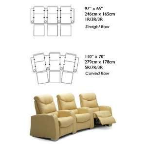  Epych Row of Three Home Theater Seats Electronics