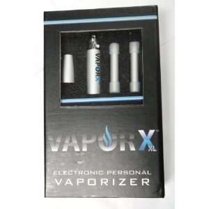 VaporX XL Electronic Personal Vaporizer   Metalic Silver Color, Free 