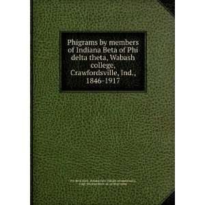   old catalog] comp Phi delta theta. Indiana Beta. Wabash college Books
