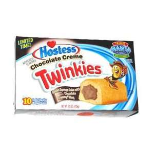 Hostess Chocolate Creme Twinkies   Limited Edition   10 Cakes/Box 