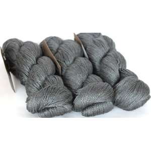  Scrumptious Silk/Merino Wool Aran Slate Yarn Arts, Crafts & Sewing