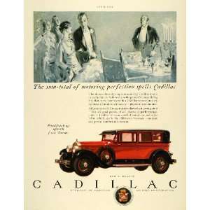  1927 Ad Antique 90 Degree Cadillac Crest General Motors 