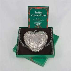   Victorian Heart Sterling Ornament by Gorham Archive