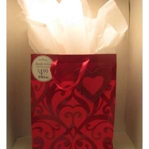   VBG1052 Valentine Large Red Heart Ready To Go Bag 
