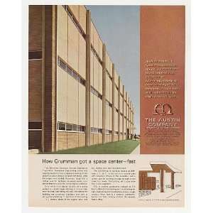  1963 Grumman Aircraft Engineering Center NY Austin Print 