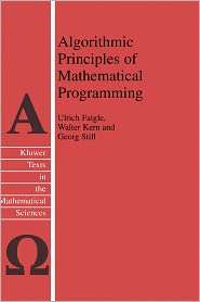 Algorithmic Principles of Mathematical Programming, (140200852X), U 