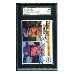 Ron Guidry & Craig Swan Autographed 1979 Topps Card   Signed MLB 