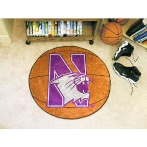  Northwestern Wildcats NCAA Basketball Round Floor Mat (29 